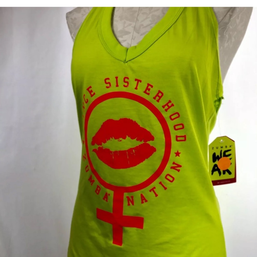 NEW SISTERHOOD HALTER TOP GREEN OPEN BACK SIZE M - Picture 2 of 5